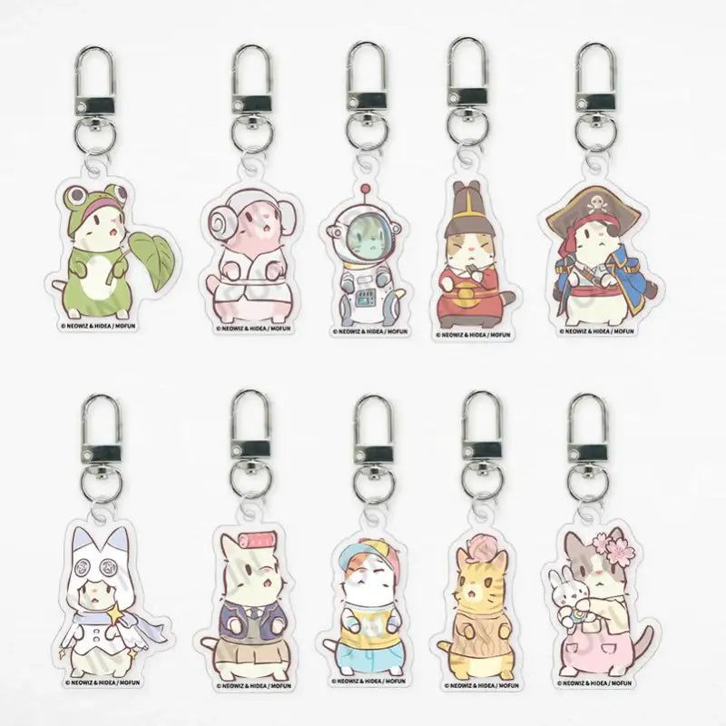 Cats & Soup - Acrylic Keyring (Random) - MOFUN - Acrylic Keyring - Harumio