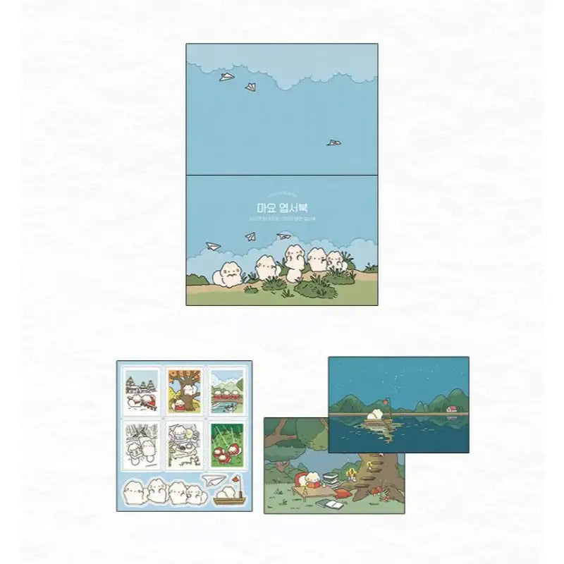 Orin - Postcard Book + Sticker Set - Soone Content - Accessories, Stationery - Harumio