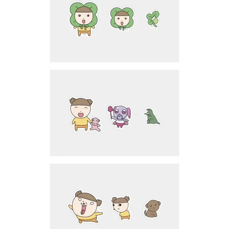 Maru Is a Puppy - Maru Piece Sticker (Random) - Webtoon Friends - Sticker - Harumio