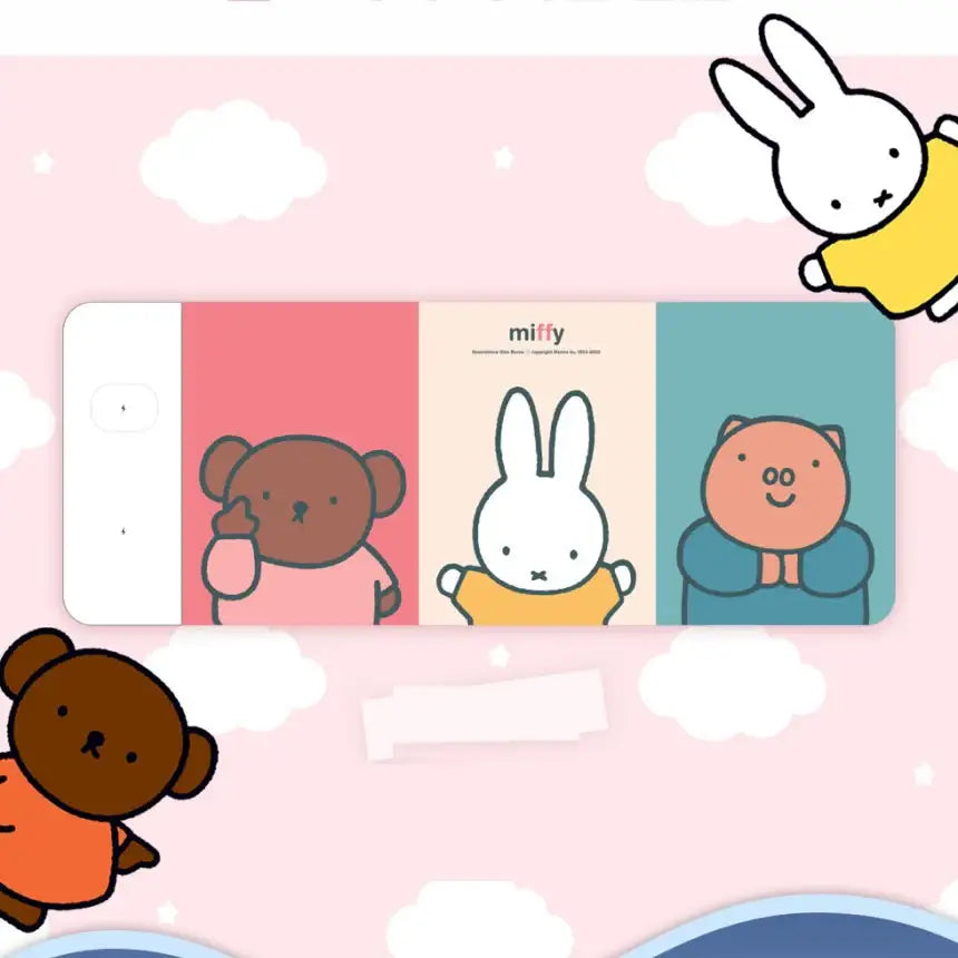Day Needs - Miffy Dual Wireless Charging Mouse Pad - Day Needs - Home & Living, Accessories - Harumio