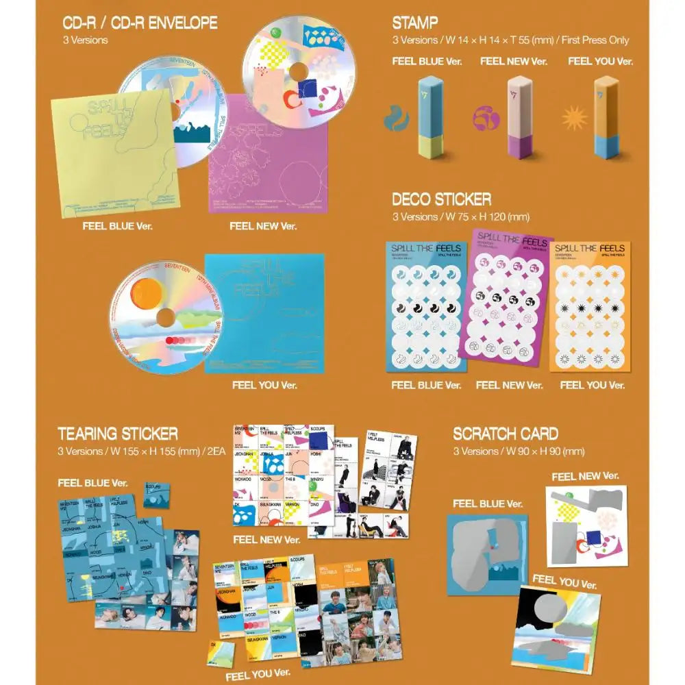 SEVENTEEN - SPILL THE FEELS : 12th Mini Album - SEVENTEEN - Album - Harumio