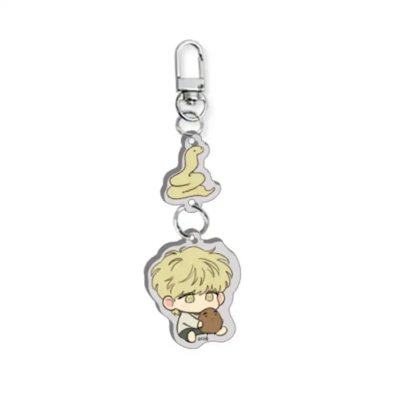 The Sacred Serpent's Seduction - Keyring (2 Types) - Webtoon Shop - Keyrings - Harumio