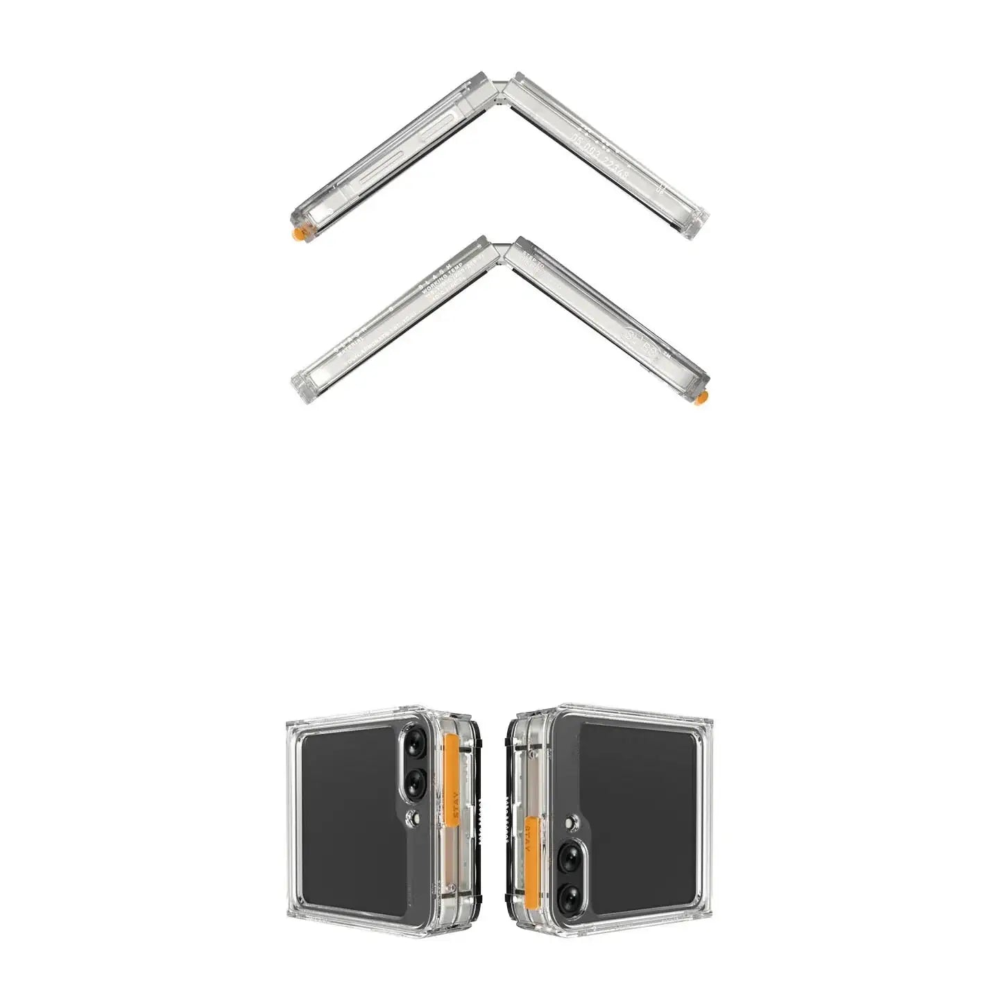 SLBS - STAY B1 Tag Flat Case Clear (Galaxy Z Flip5) - SLBS - Home & Living, Accessories - Harumio