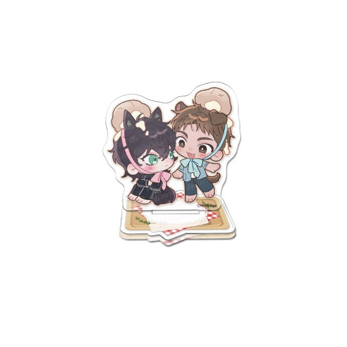 Hot & Sexy Bakery - Photocard and Mini Acrylic - Mr. Blue - Acrylic Stand - Harumio
