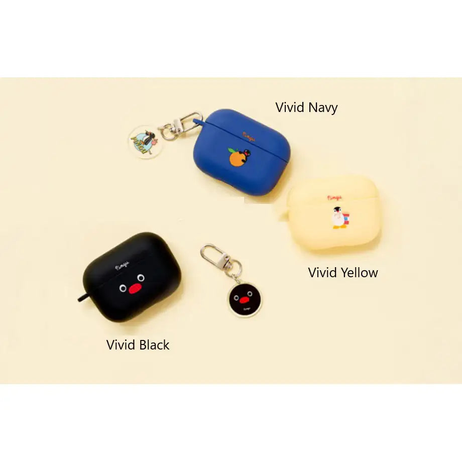 Day Needs - Pingu Newtro AirPods Pro Vivid Tone Case (with 2 Keyrings) - Day Needs - Home & Living, Accessories - Harumio