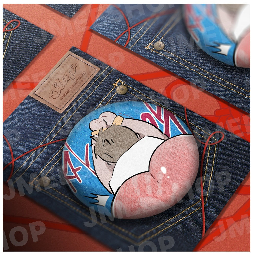 Red Thread Quest - Slap Cushion Can Badge