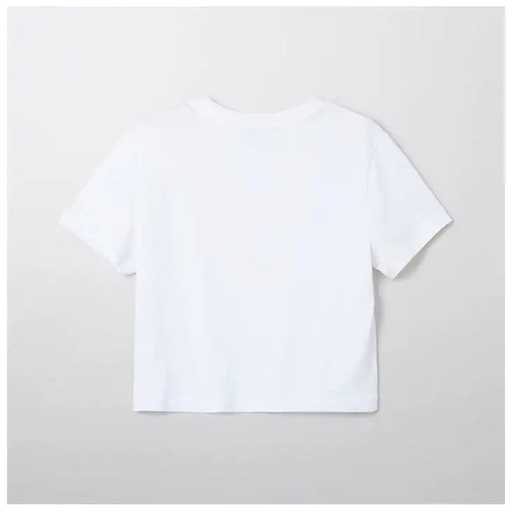 SPAO x Sanrio Characters - Hello Kitty Crop Short Sleeve T-shirt - SPAO x Sanrio Characters - Crop T-Shirt - Harumio