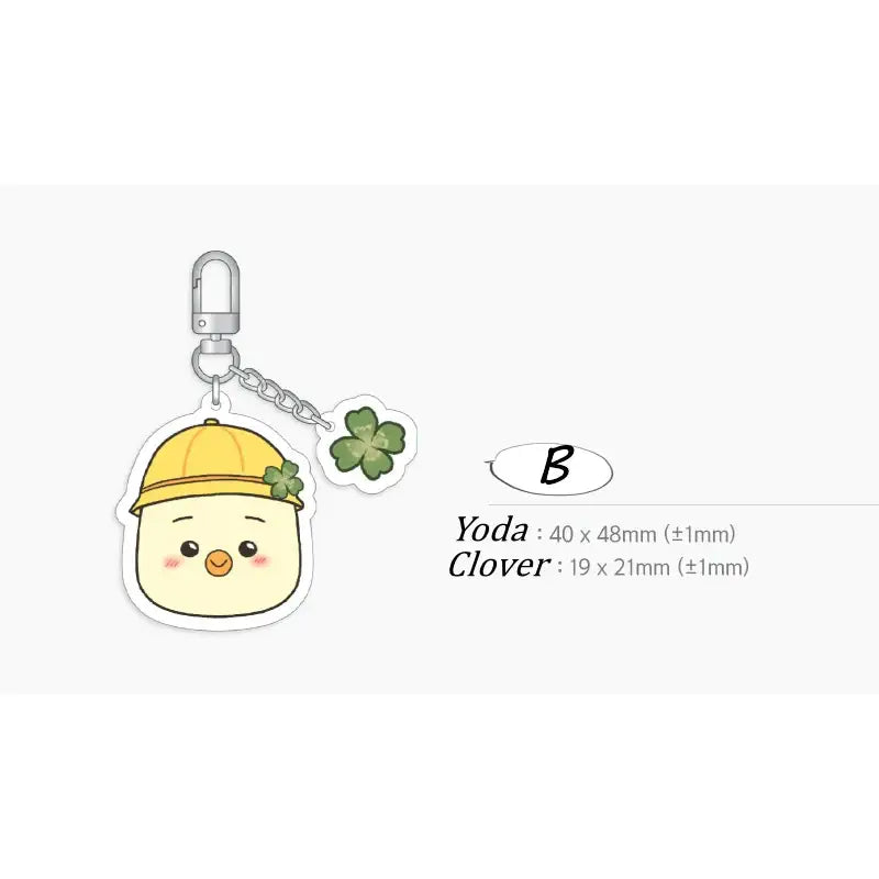 Graduate School Escape Journal - Yoda Acrylic Keyring - Soone Content - Accessories - Harumio