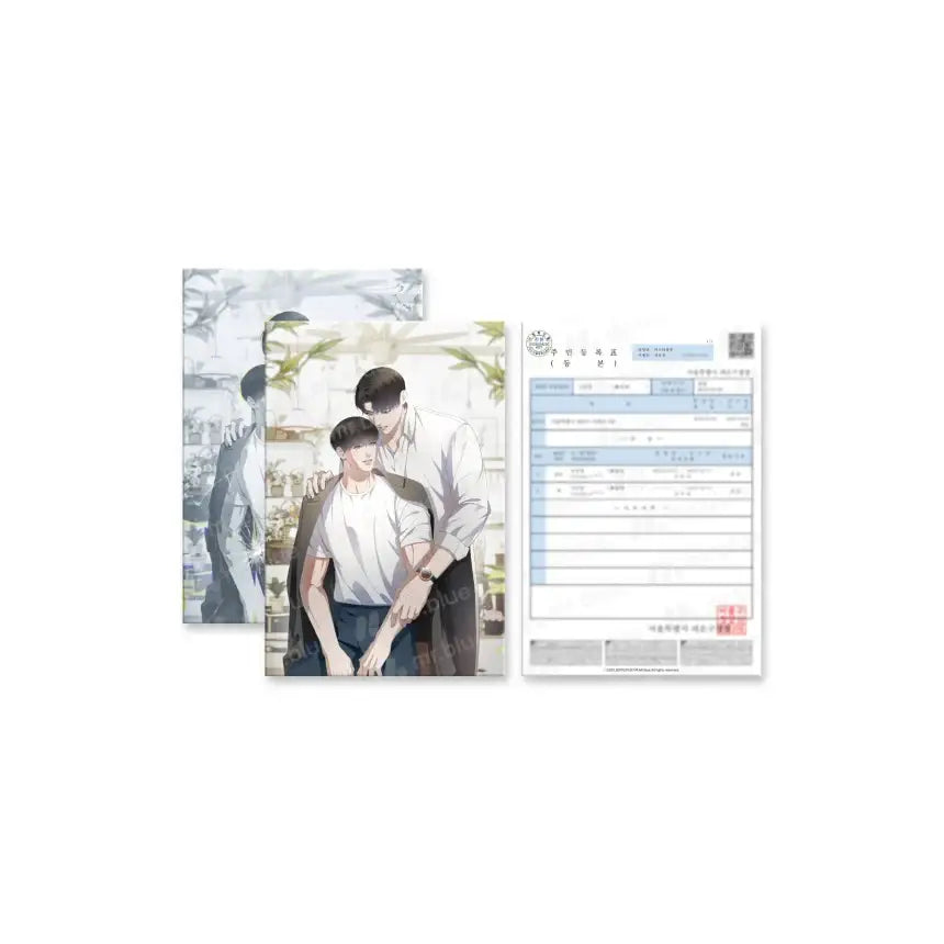 Unusual Families - Photocard & Family Photo Set - Mr. Blue - Photocard - Harumio