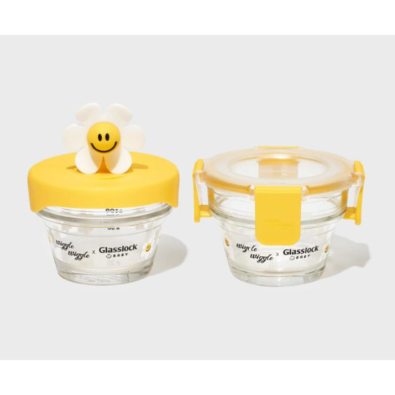 Wiggle Wiggle x Glasslock BABY - Baby Food Container Set