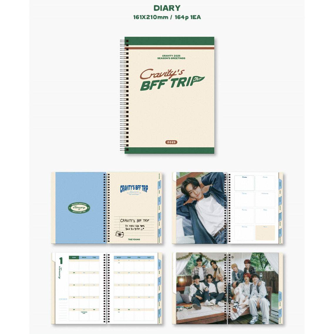 CRAVITY - 2025 Season's Greetings (CRAVITY BFF TRIP) - Starship Entertainment - Merchandise - Harumio