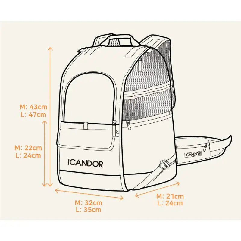 iCANDOR - JIGE Bag - iCANDOR - Pet Carriers - Harumio