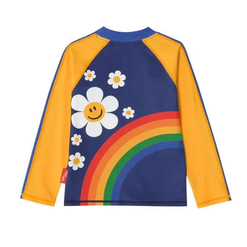 Wiggle Wiggle x Childy - Colorblock Rashguard Top - Wiggle Wiggle - Swim Top - Harumio