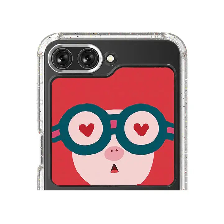 SLBS - MEME Heart Eyes Flip Suit Card (Galaxy Z Flip5) - SLBS - Home & Living, Accessories - Harumio