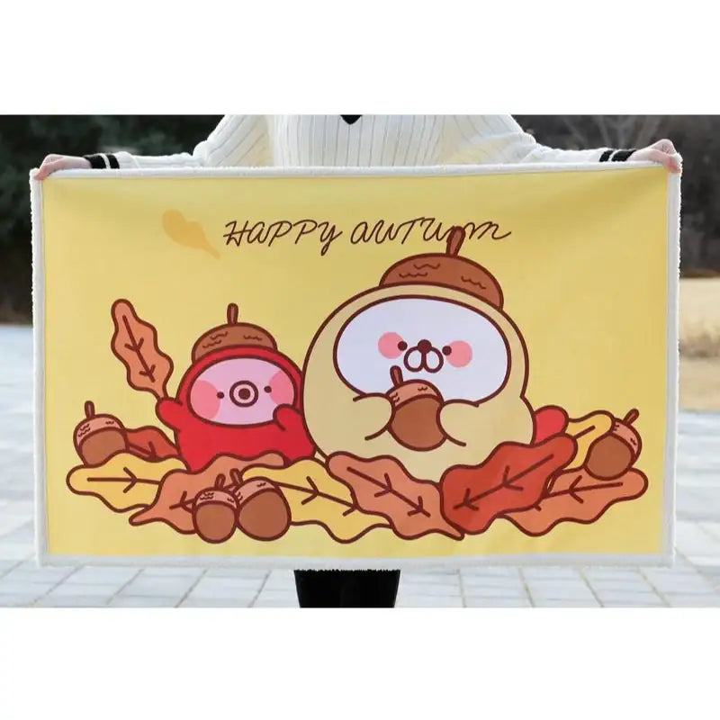 Fri - Fleece Lap Blanket - Soone Content - Fleece Blanket - Harumio