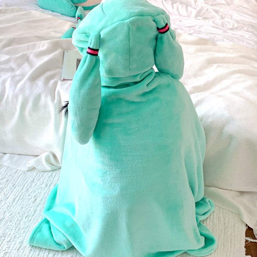 Hatsune Miku - Piapro Characters Miku Hooded Blanket - Soone Content - Hooded Blankets - Harumio