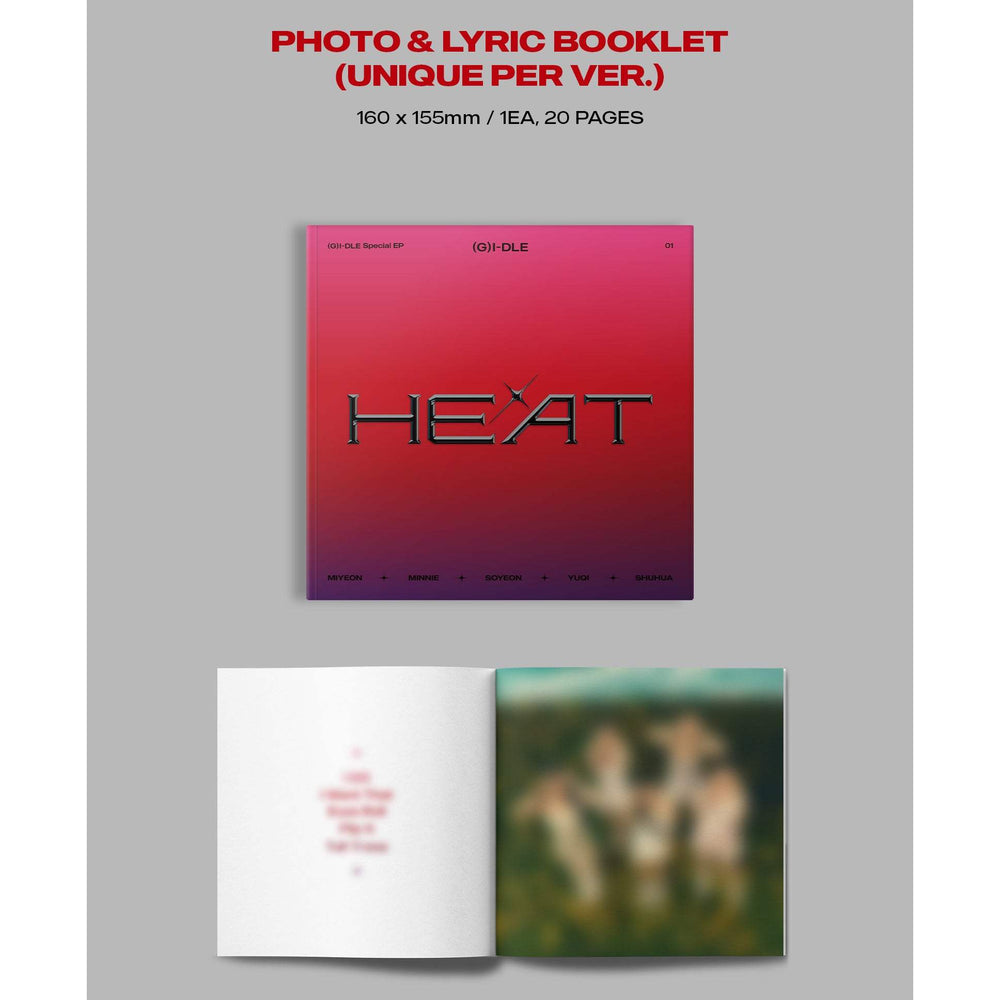 (G)I-DLE - Heat : Digipack (Group Version) - Cube Entertainment - Album - Harumio