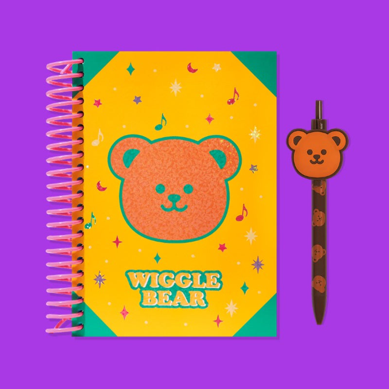 Wiggle Wiggle - Spring Notebook & Pen Set