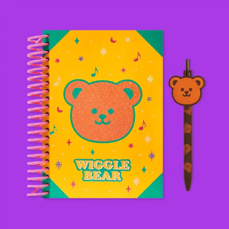Wiggle Wiggle - Spring Notebook & Pen Set - Wiggle Wiggle - Stationary - Harumio