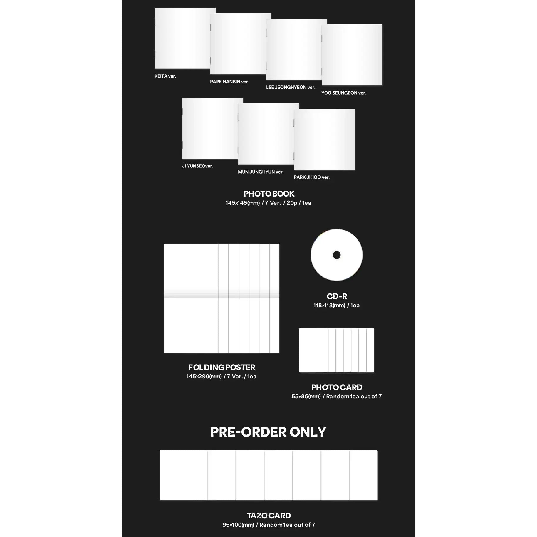 EVNNE - Un: SEEN : 2nd Mini Album (Digipack Version) - EVNNE - Album - Harumio