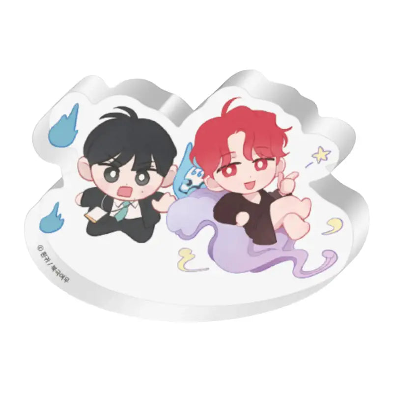 It's Just A Dream...Right?! - Mini Acrylic Block - PolarFox - Mini Acrylic Block - Harumio