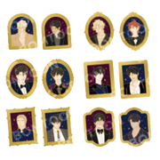 BOM CINEMA TOWN - Metal Badge Set - BOMTOON - Metal Badge - Harumio