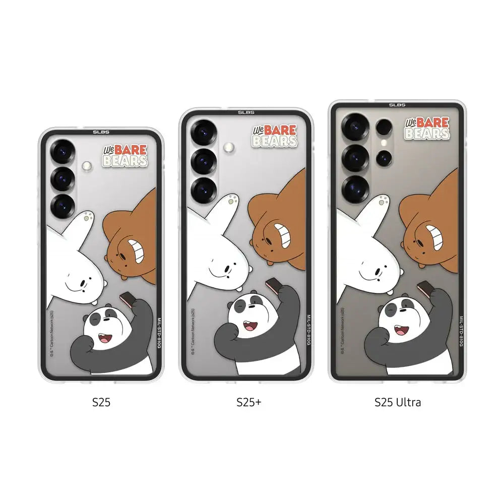 SLBS - We Bare Bears Friends Impression Case (Galaxy S25 Series) - SLBS - Phone Case - Harumio