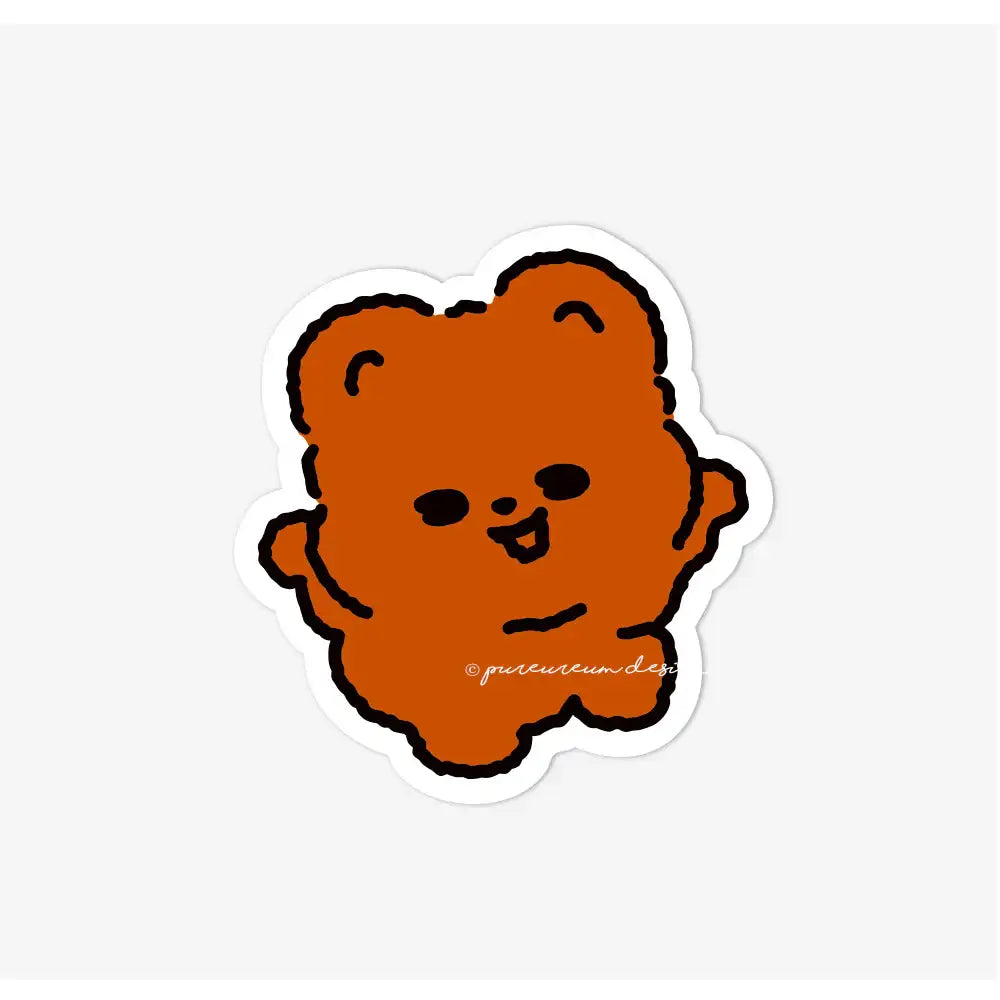 Pureureum Design - Cupid Bear Dance Dance Dance Piece Sticker - Pureureum Design - Home & Living, Accessories - Harumio