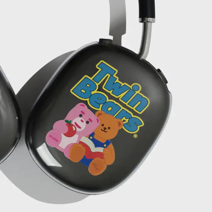 Wiggle Wiggle x Bellygom - Twin Bears AirPods Max Cover - Wiggle Wiggle - Home & Living, Accessories - Harumio