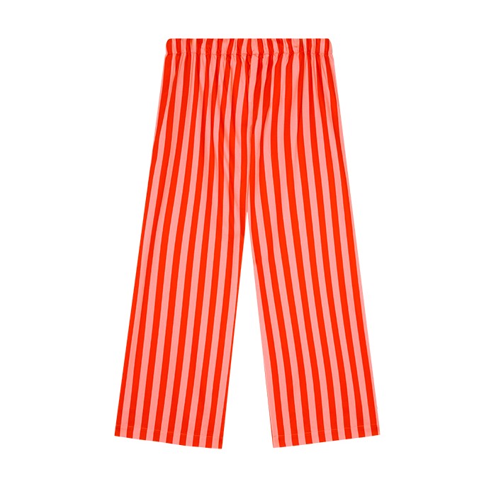 Wiggle Wiggle - Short-Sleeved Pajama Set (Lucky Puppy Blue Stripe)