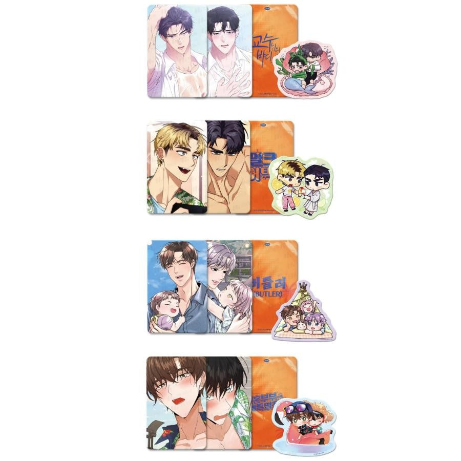 Romantic Vacation Summer Set - MAN Set - Mr Blue Goods Shop - Photocard - Harumio