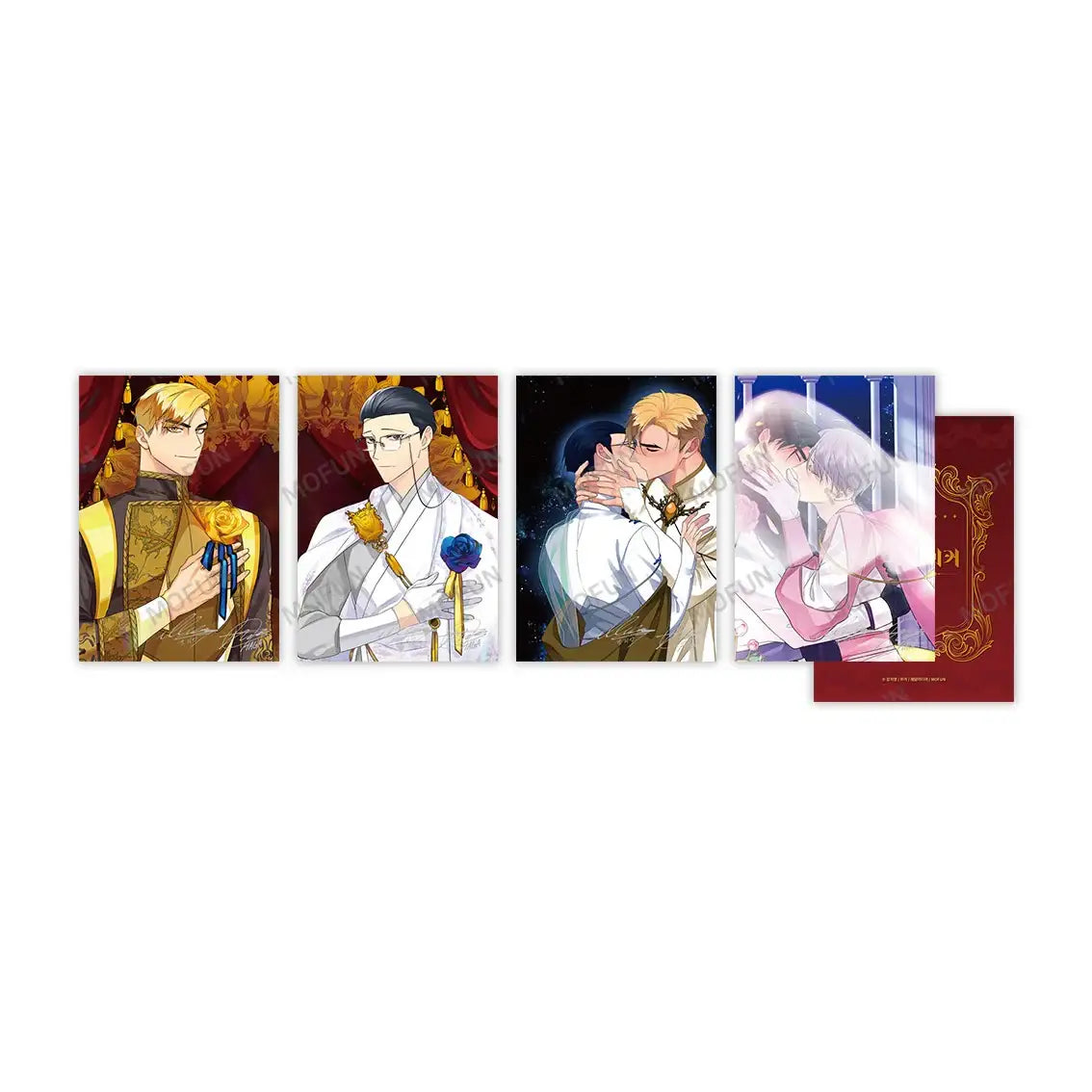 King's Maker: Triple Crown x MOFUN - A5 Illustration Color Paper - MOFUN - A5 Illustration Colored Paper - Harumio