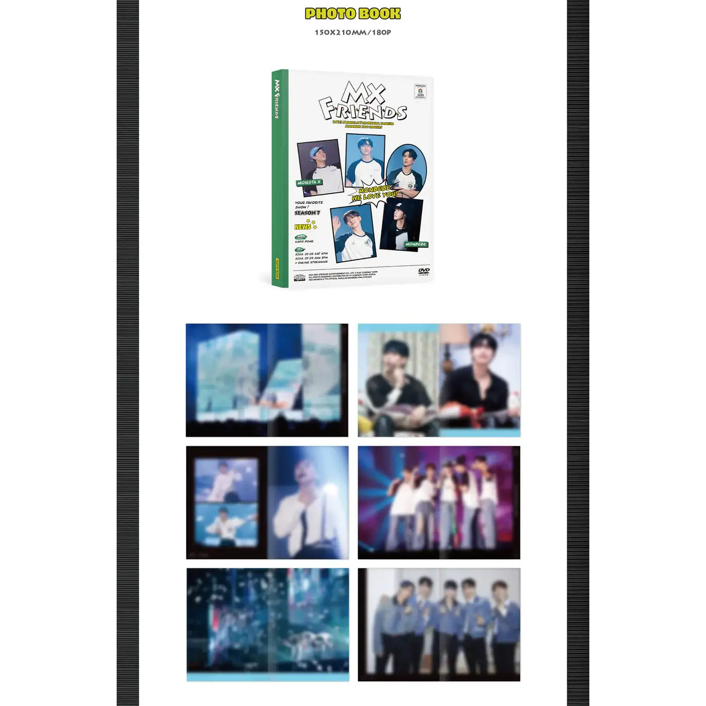 MONSTA X - 2023 7th Official FanClub MONBEBE Fan Concert MX Friends (DVD) - MONSTA X - Album - Harumio
