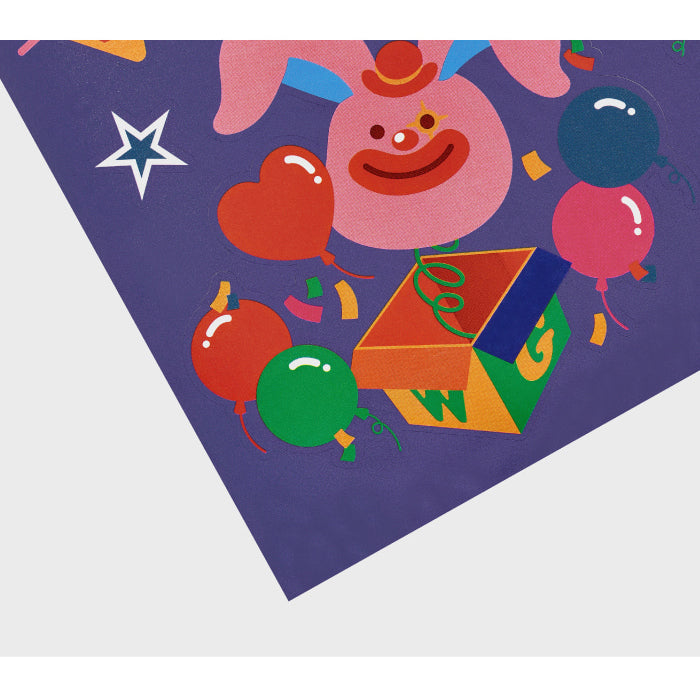 Wiggle Wiggle - Party Box Removable Sticker