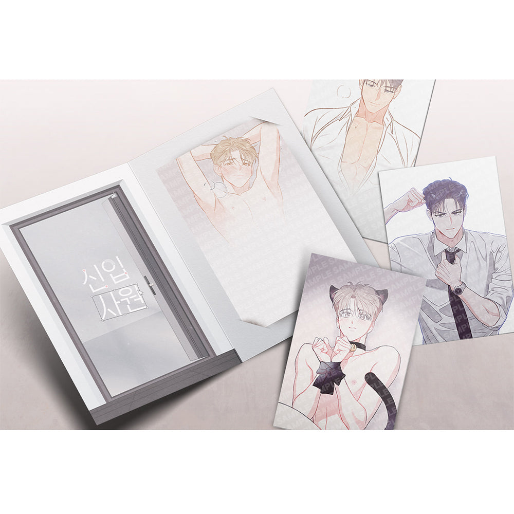 The New Employee - Secret Postcard Set