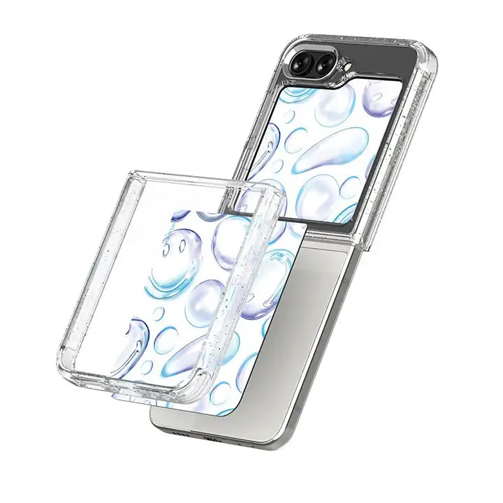 SLBS - Smiley Bubble Flip Suit Card Set (Galaxy Z Flip5) - SLBS - Home & Living, Accessories - Harumio