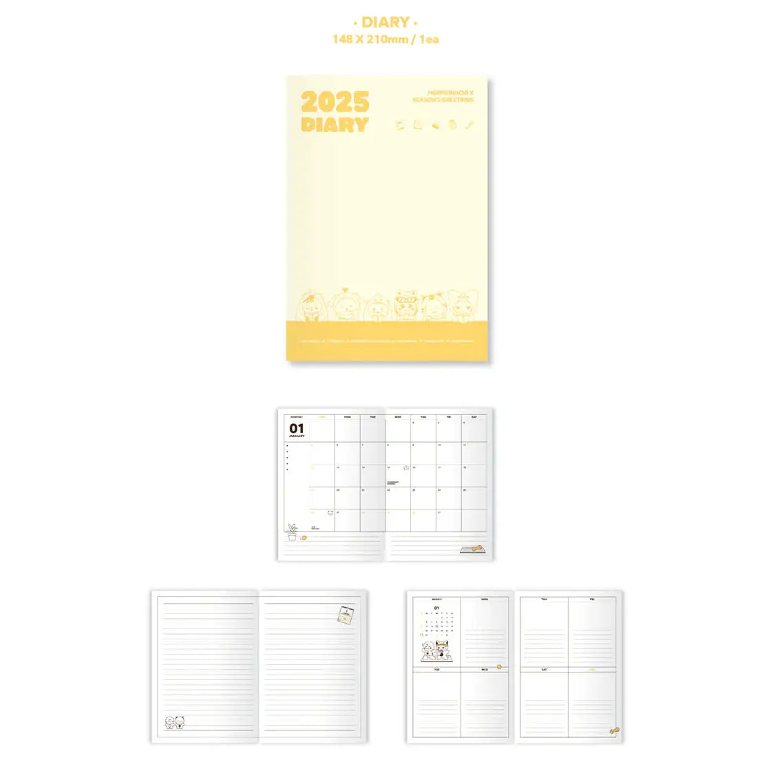 MONMUNGCHI X - 2025 Season's Greetings - Starship Entertainment - Merchandise - Harumio