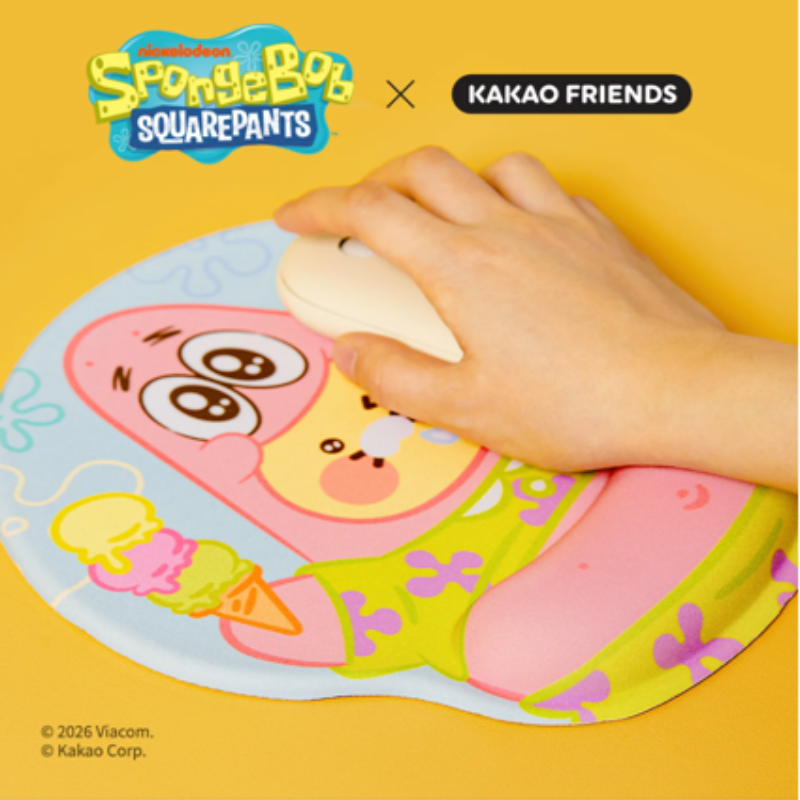 SpongeBob x Kakao Friends - Baby Patrick Wrist Rest Mouse Pad Baby Chunsik