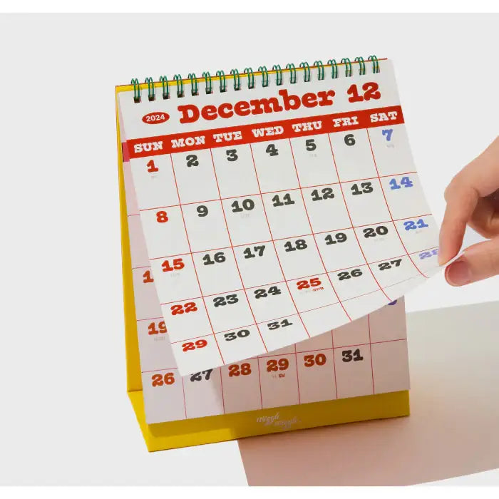 Wiggle Wiggle - 2025 Desk Calendar - Wiggle Wiggle - Calendar - Harumio