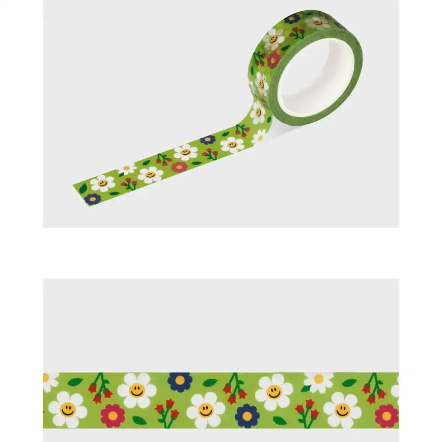 Wiggle Wiggle - Spring Garden Masking Tape 3 Types SET - Wiggle Wiggle - Masking Tape - Harumio
