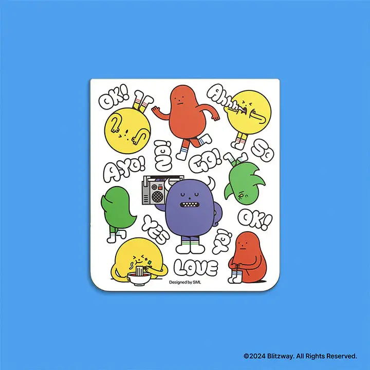 SLBS - Sticky Monster Lab Friends Flip Suit Card (Galaxy Z Flip6) - SLBS - Home & Living, Accessories - Harumio