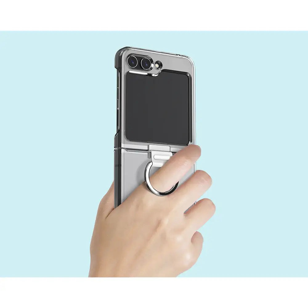 SLBS - Clear Case With Ring Holder (Galaxy Z Flip5) - SLBS - Home & Living, Accessories - Harumio