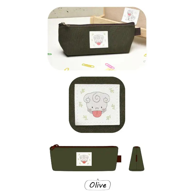 Merong Haechi - Label Slim Pouch - Soone Content - pouches - Harumio
