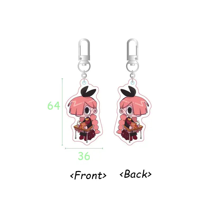 Rang & Paif - Acrylic Keyring Set - Webtoon Friends - Keyrings - Harumio