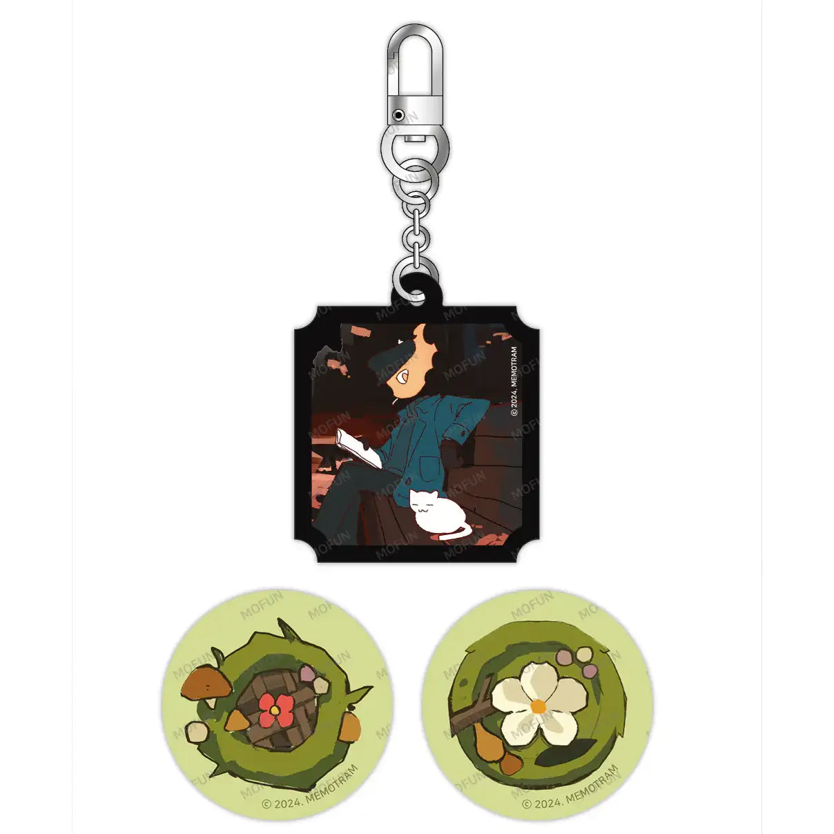 Mofun x 4Artist - Dust Girl Acrylic Keyring Set - Mofun - Acrylic Keyring - Harumio
