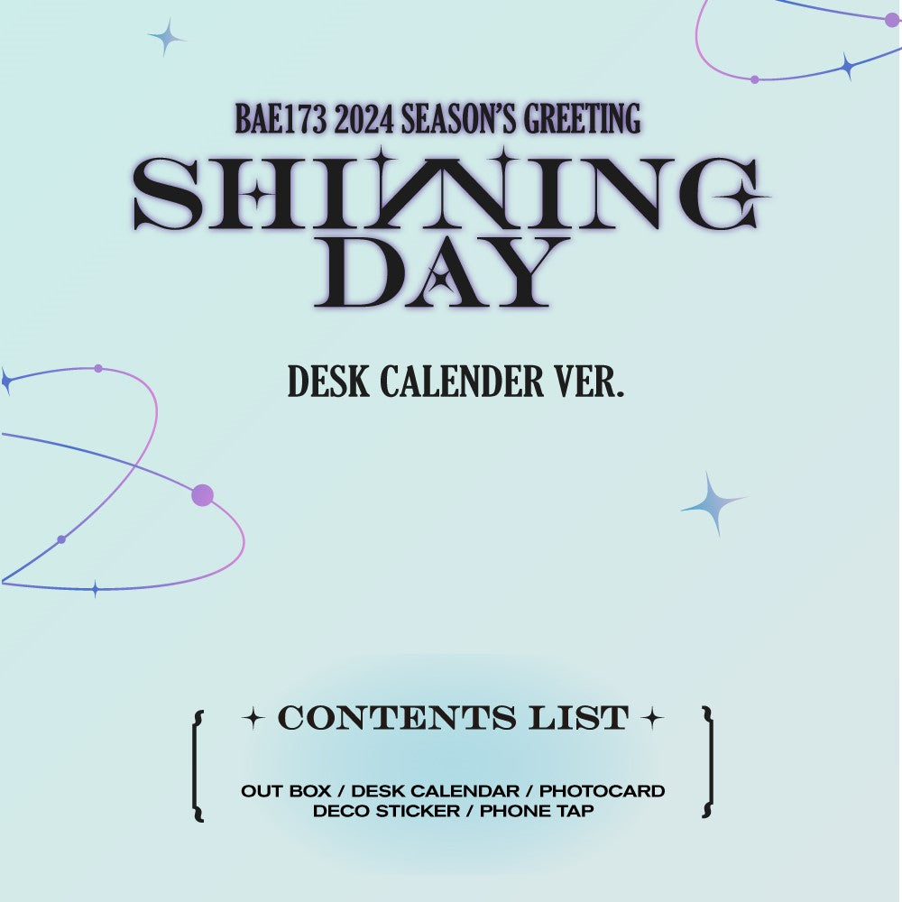 BAE173 - 2024 Season's Greetings (Desk Calendar Version) - Everline Co., Ltd. / Cube Entertainment - Merchandise - Harumio