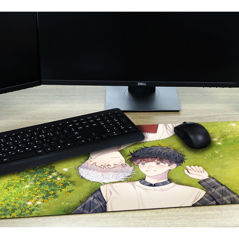 Cherry Blossoms After Winter - Long Mouse Pad