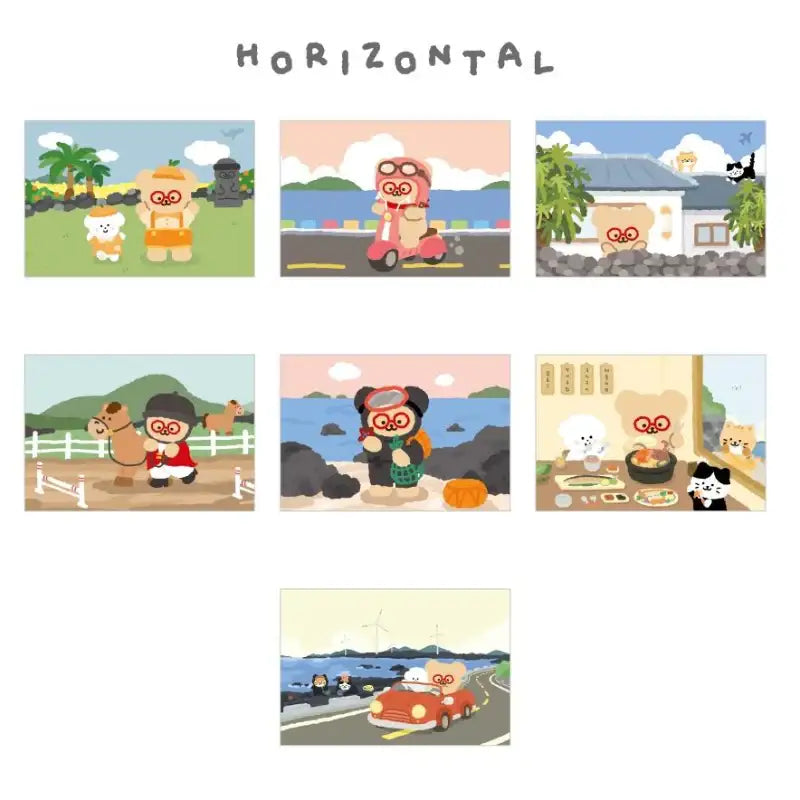 Teteum - Love Jeju Postcards - Teteum - Postcards - Harumio