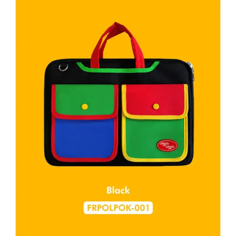 Wiggle Wiggle - Laptop Two Pocket Cross Bag - Wiggle Wiggle - Laptop Bag - Harumio