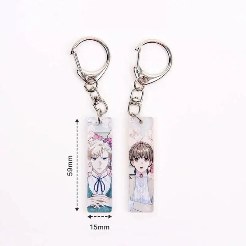 Can't Go Too Far With the Unrelenting Duke - Double-Sided Square Acrylic Keyring - Webtoon Shop - Acrylic Keyrings - Harumio